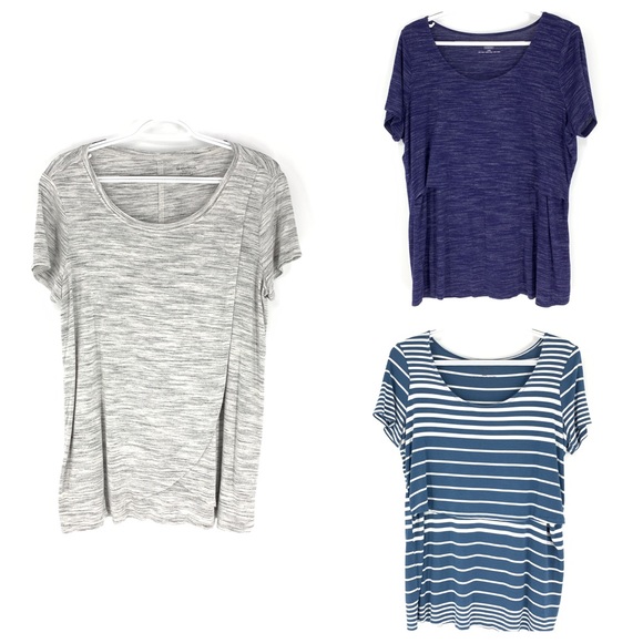 Motherhood Maternity Tops - Motherhood Maternity Nursing Tops  Lot of 3 Medium